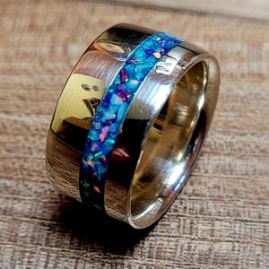 Custom handmade silver ring